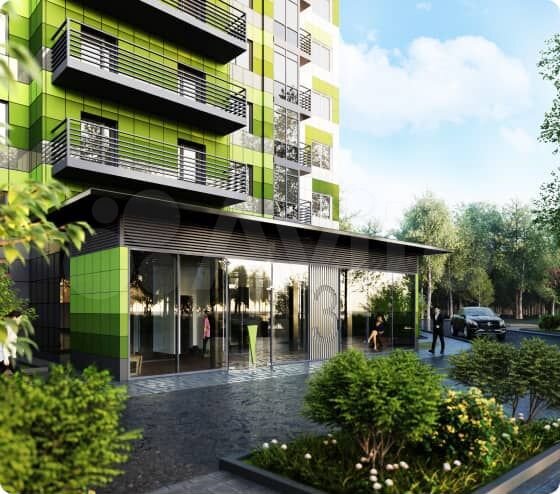 2-к. квартира, 61,6 м², 14/17 эт.
