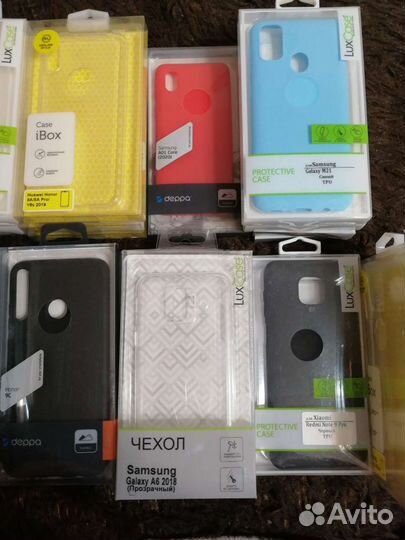 Чехлы на телефон и защитное стекло