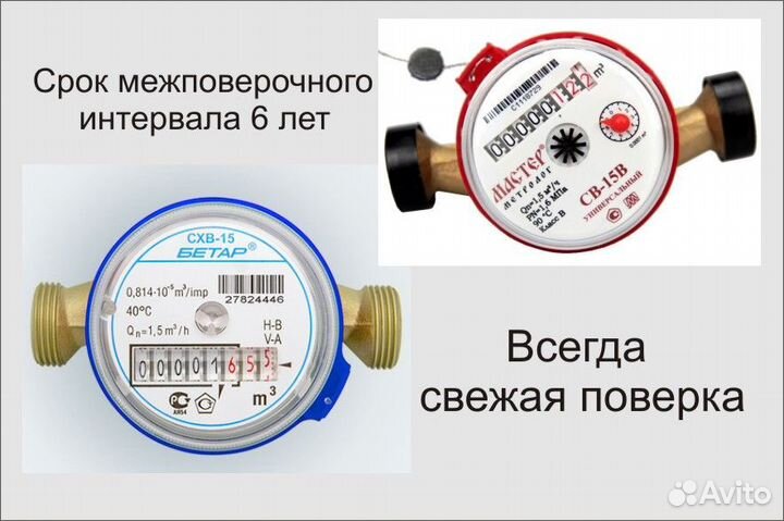 Счетчики воды. Всегда свежая поверка