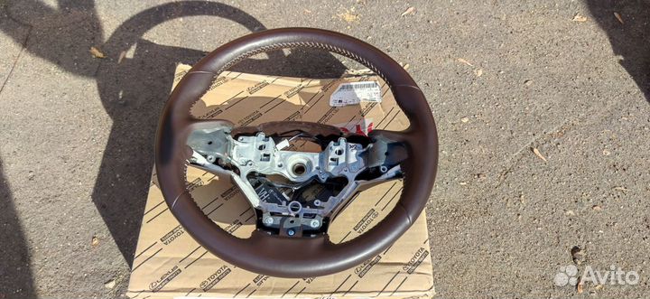Руль кожаный коричневый Lexus RX200T / 300 / 450H