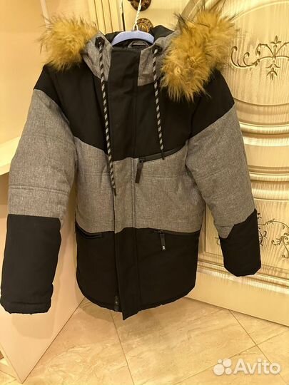 Куртка зимняя для мальчика 140