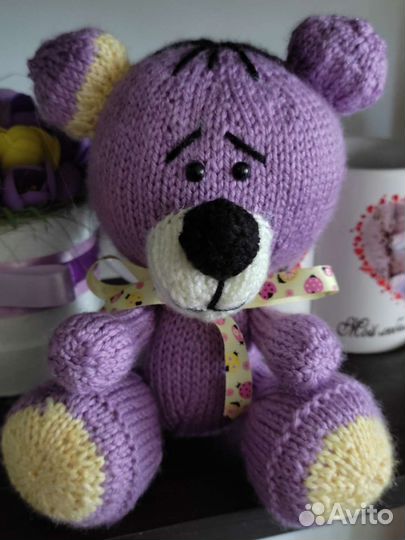 Вязаные игрушки Мишка