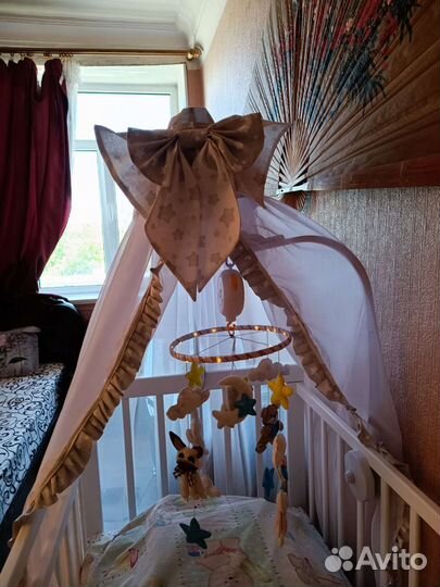 Кроватка детская с матрасом