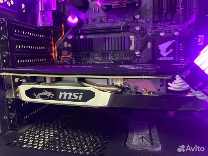 MSI GeForce GTX 1660 armor 6G OC 6гб gddr5