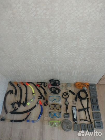 Гидрокостюм для дайвинга,баллоны,компенсаторы