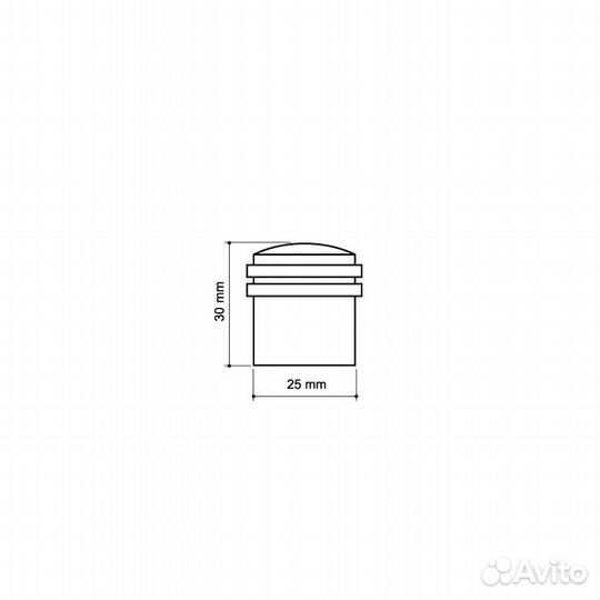 Упор напольный Armadillo stopper/ZA062 (DH062ZA) C