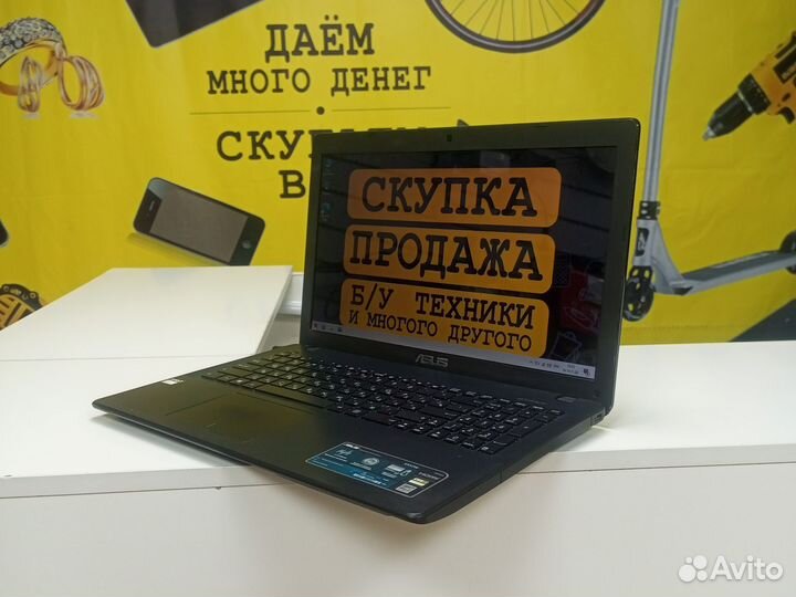 Ноутбук asus e1-2100/hd 8210/500гб/рассрочка