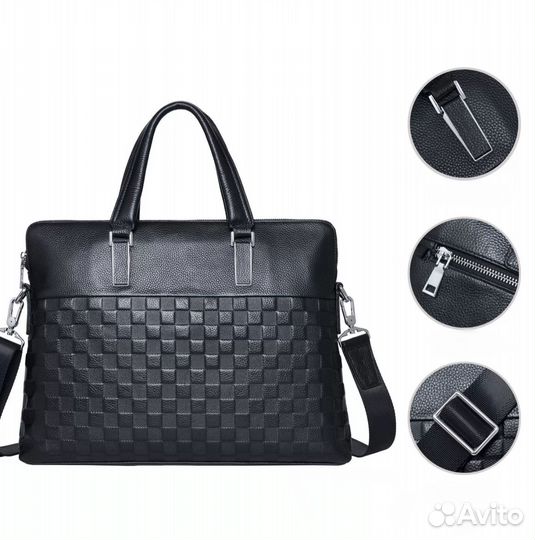 Мужской кожаный портфель