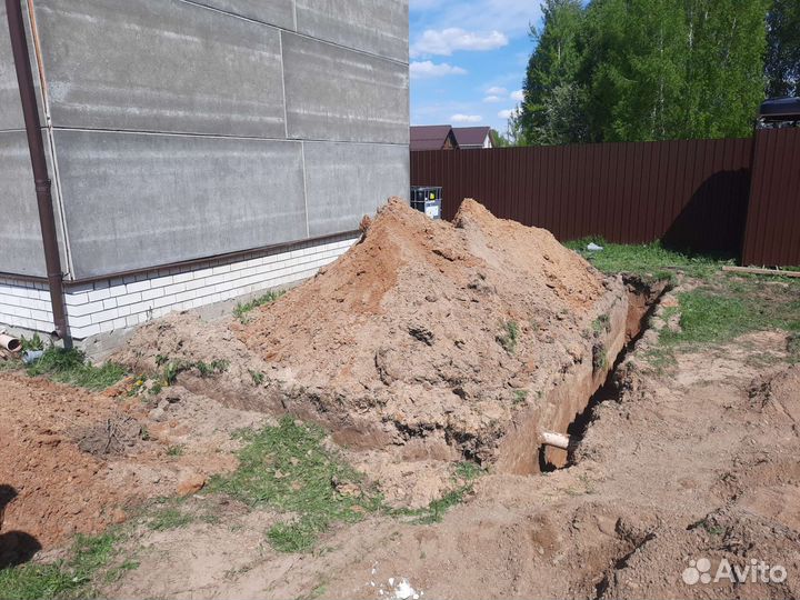 Услуги мини экскаватора и манипулятора