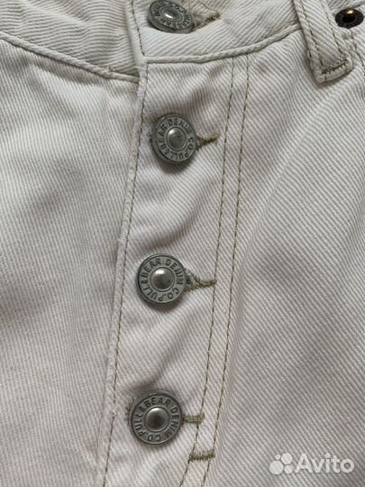 Бежевые джинсы pull&bear