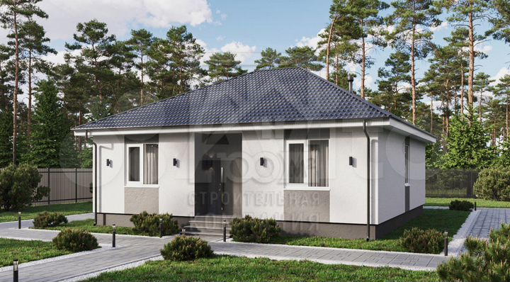 Коттедж 110 м² на участке 7 сот.