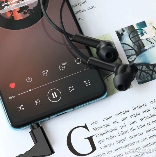 Наушники проводные