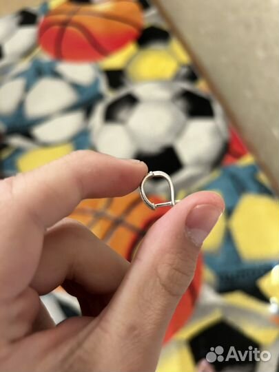 1 серьга 925 пробы