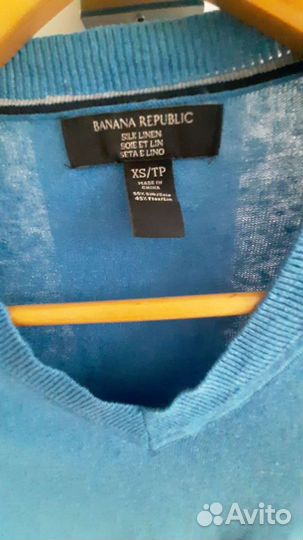 Пуловер женский шелк/лёнS(42-44) Banana Republic