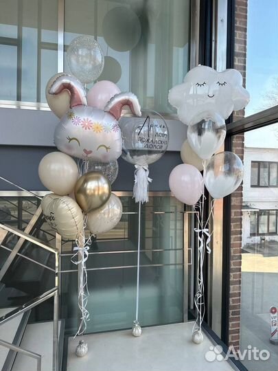 Воздушные шары на выписку