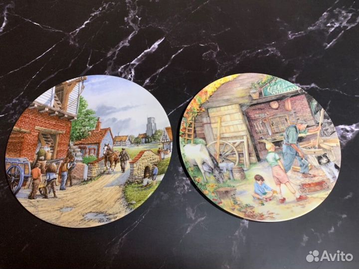 Фарфоровые декор тарелки Royal Doulton лимит серия