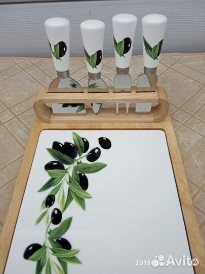 Набор для нарезки сыра, мяса