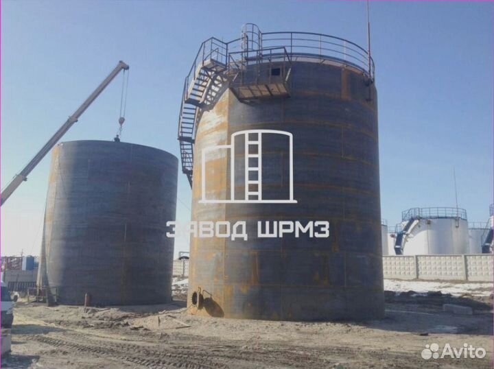 Резервуар вертикальный стальной объем 2000 кубов