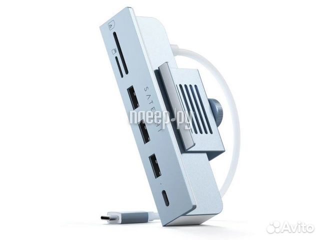 Хаб USB Satechi USB-C Aluminum USB-C Clamp Hub