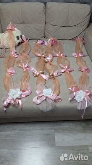 Свадебные украшения на машину