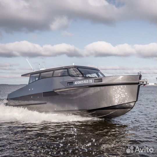 В наличии 12м катер - алюминиевая яхта ST40