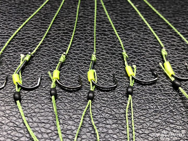 Карповые поводки для ловли на бойлы с волосом