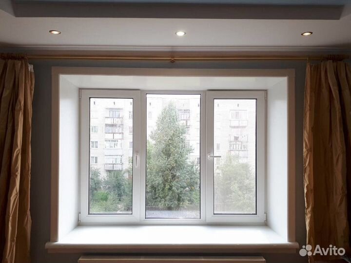 Окно пвх широкий подоконник