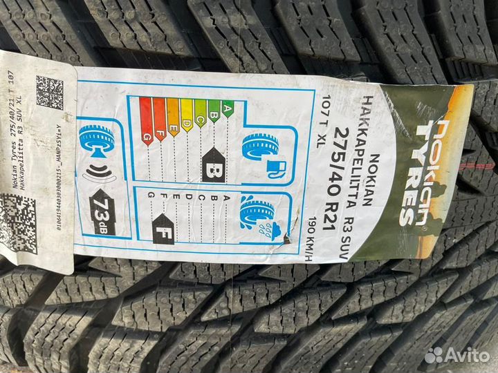 Nokian Tyres Hakkapeliitta R3 SUV 275/40 R21 107T