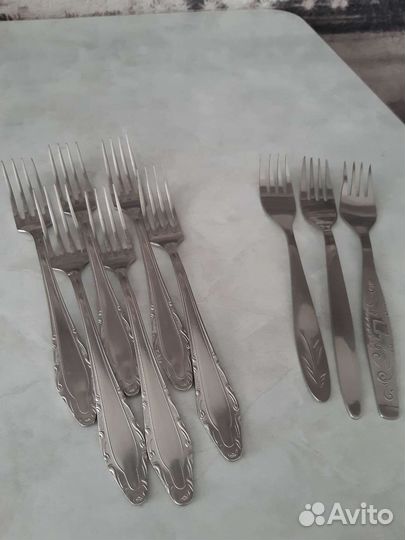 Столовые приборы СССР из нержавейки