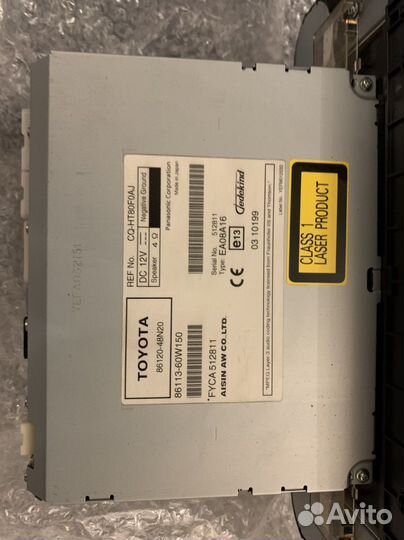 Штатная магнитола Toyota Highlander 2012 г