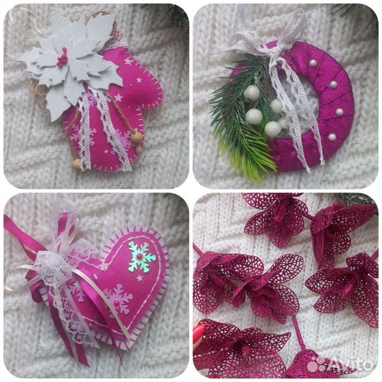 Игрушки на елку ручная работа