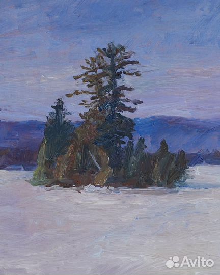 Картина маслом на холсте пейзаж