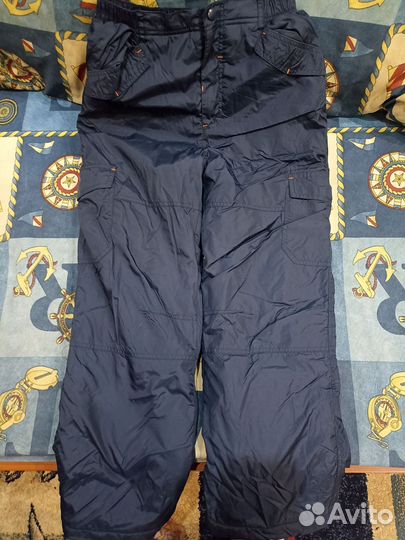 Утепленные брюки р. 146