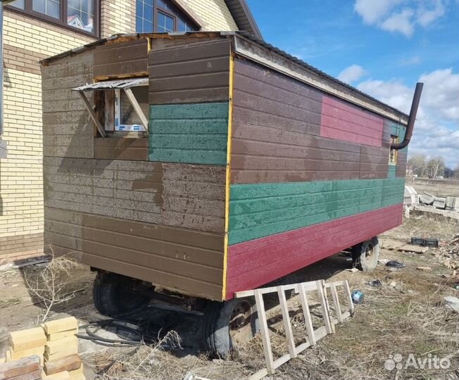 Вагончик бытовка на колесах
