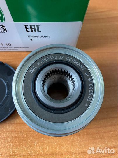 Обгонная муфта генератора 535017110 INA Fiat