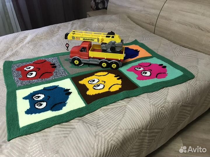 Плед с совушками