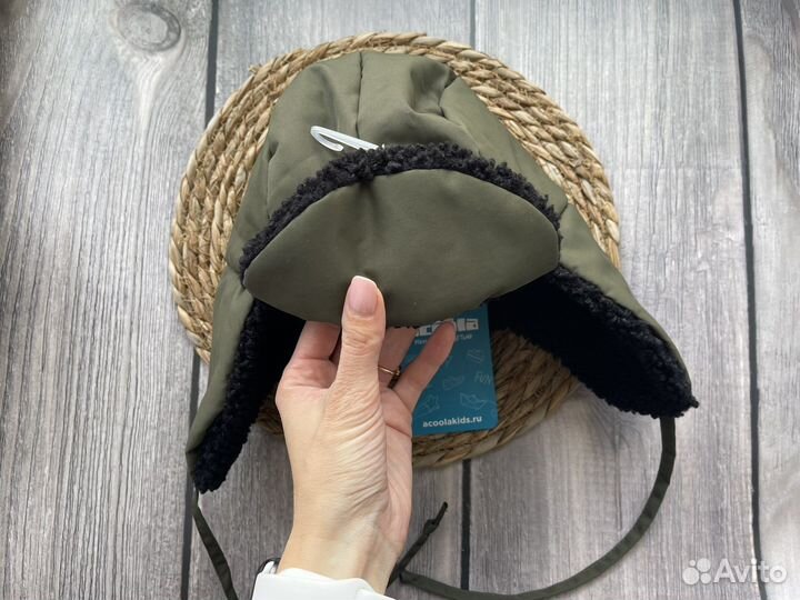 Шапка-ушанка, зима, 52р-р, новая