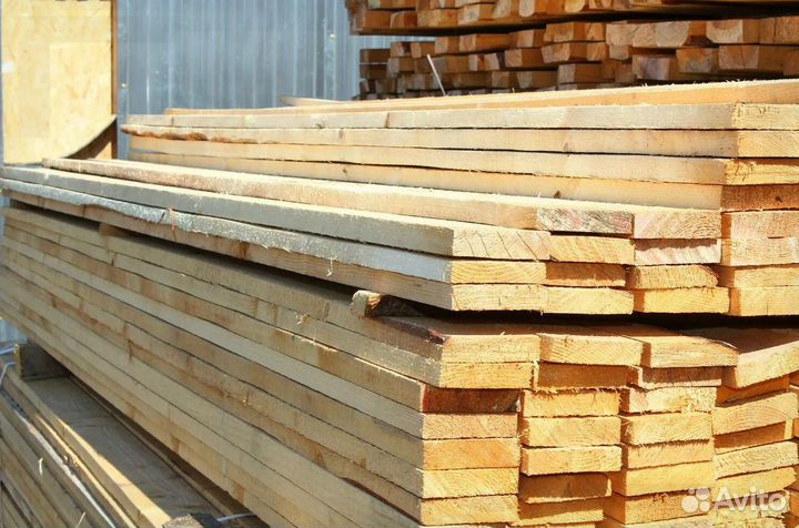 Доска обрезная сосна, ель оптом
