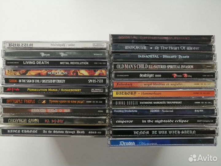 Музыкальные Cd диски Black, Death, Pagan, metal