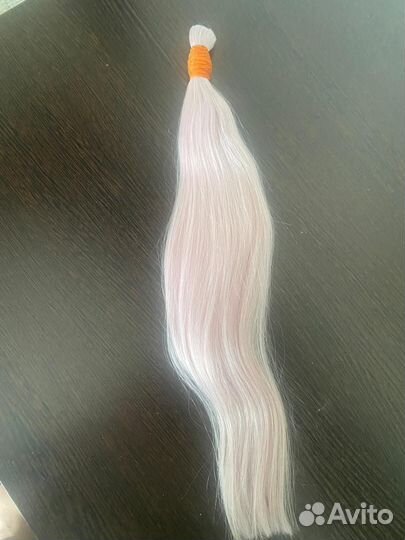 Волосы для наращивания 50 см блонд