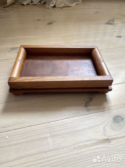 Деревянная песочница от японского сада