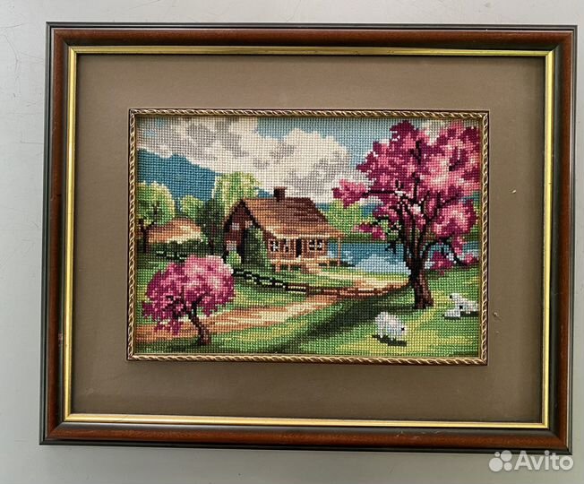 Картина вышитая крестом