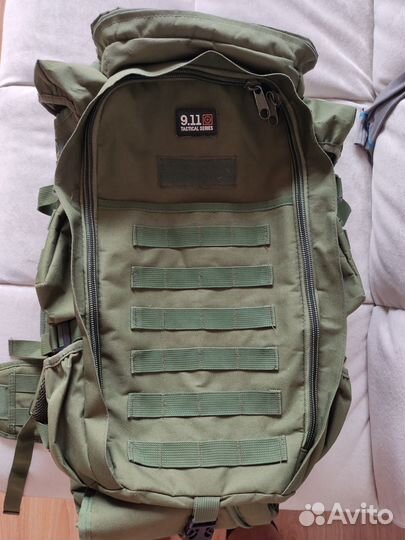 Тактический рюкзак 9.11 с чехлом для оружия