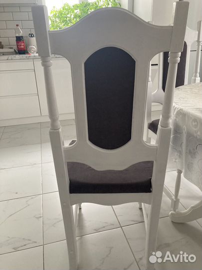 Стулья кухонные деревянные белые