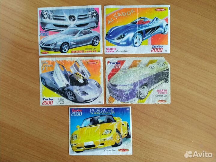 Вкладыши редкие