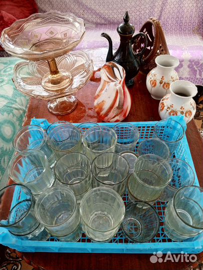 Стаканы граненые СССР