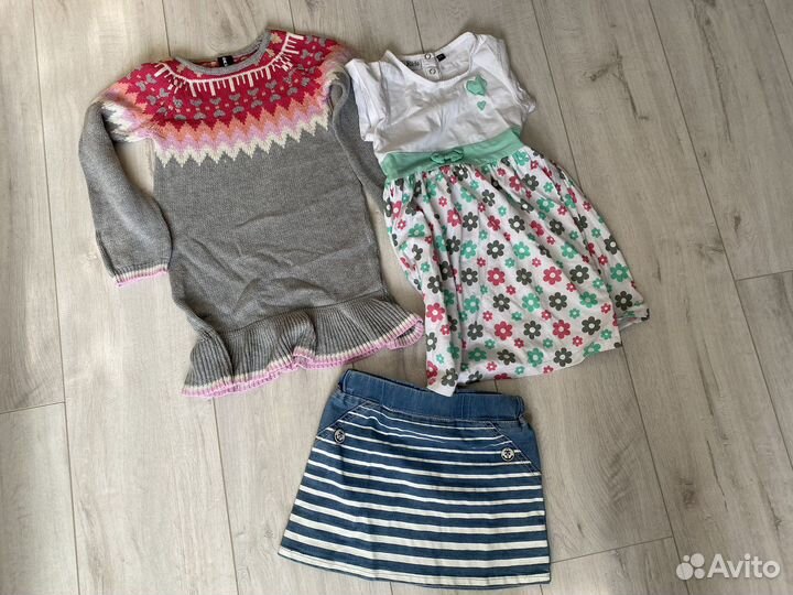 Вещи пакетом на девочку 110 -128