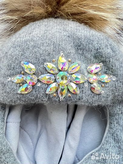 Шапка шлем зимняя