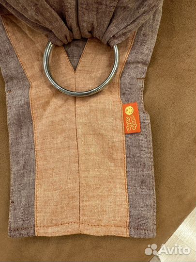 Слинг на кольцах лен