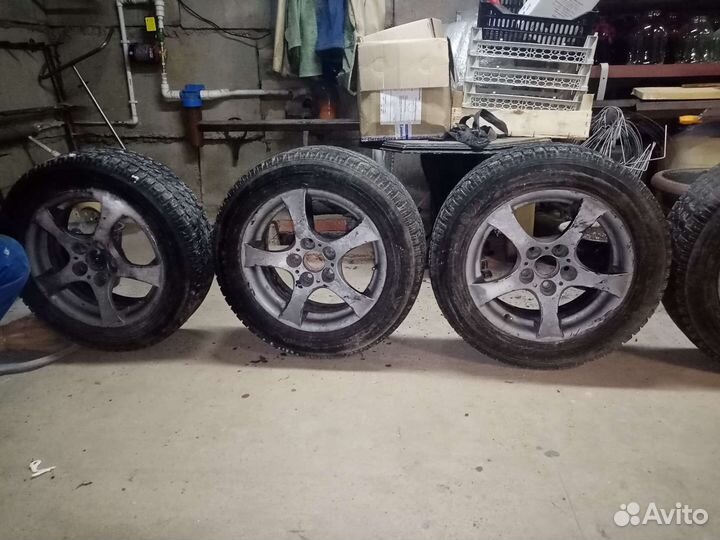 Колёса (шины + диски) vag 5*112, 185*65*r15